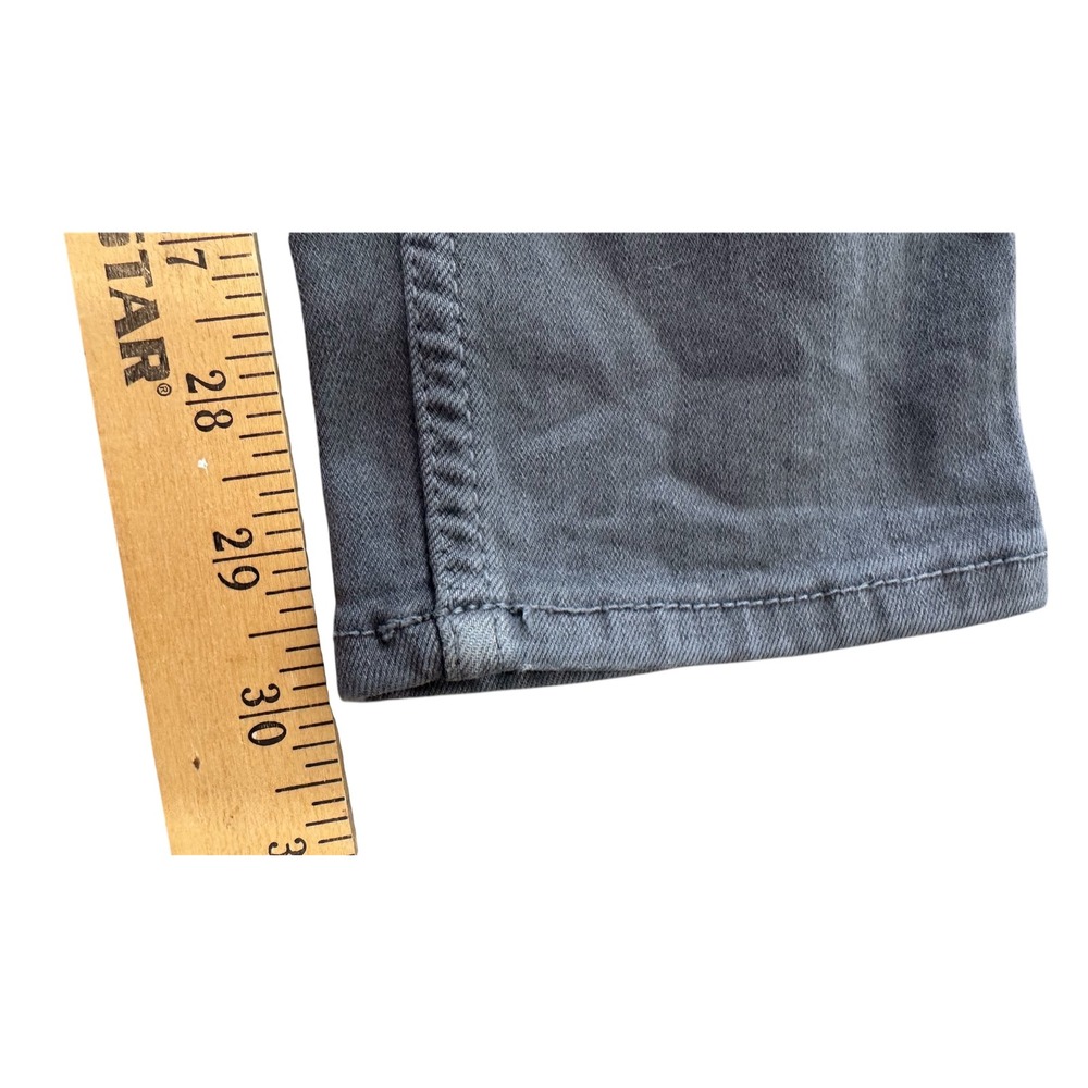 Abercrombie Fitch Gray‎ High Rise Button Fly Skinny Jeans Womens Size 0 25 - Picture 4 of 9